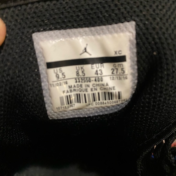 Nike Air Jordan Retro 1 High Rare Air Soar “Royal Blue” Size 9.5 - Picture 4 of 4